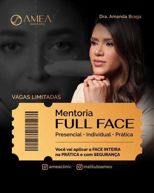 Mentoria Full Face presencial: vagas limitadas